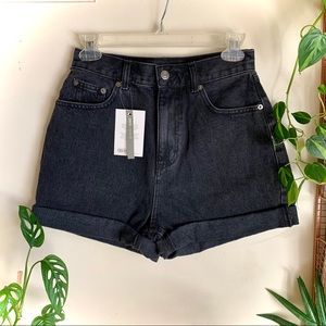High-waisted ASOS Denim Shorts